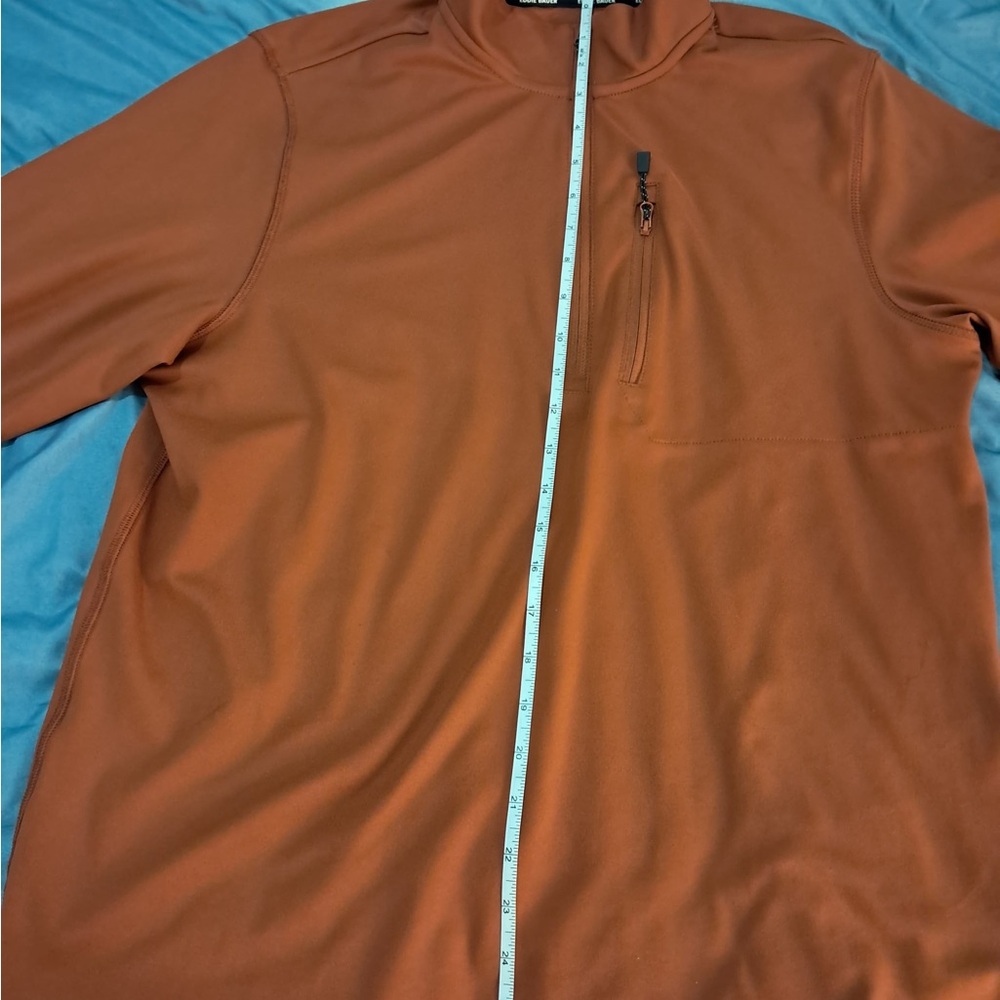 Eddie Bauer Men's Zip Up Sweater - Brown